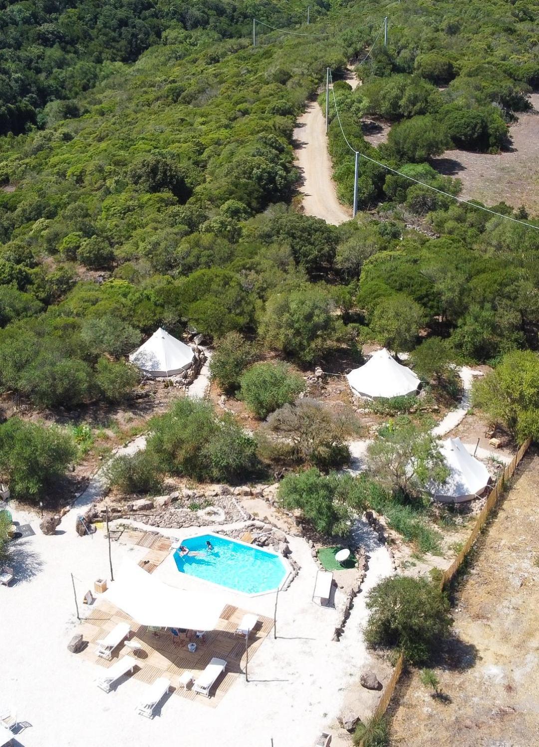 Hotel Pasare Glamping_Anglonaruralexperience Perfugas Exterior foto