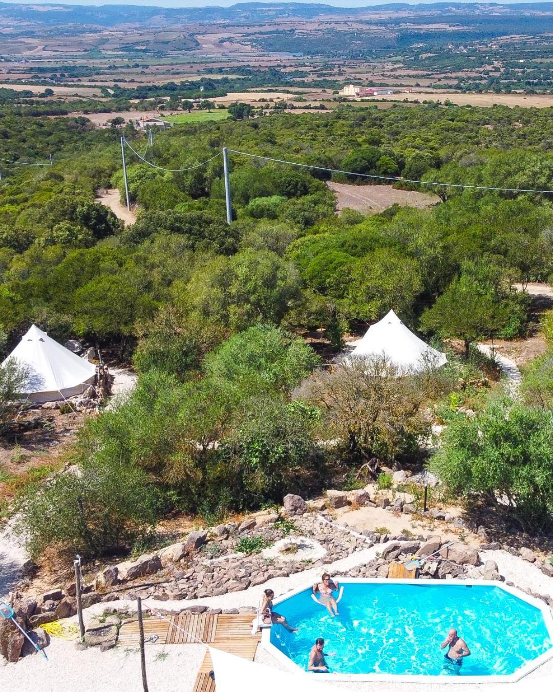 Hotel Pasare Glamping_Anglonaruralexperience Perfugas Exterior foto